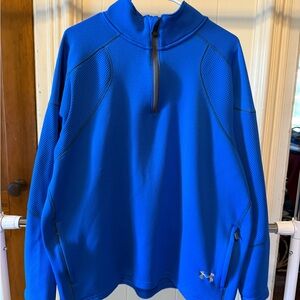 Under Armour Blue Loose Fit Quarter-Zip Sweatshirt